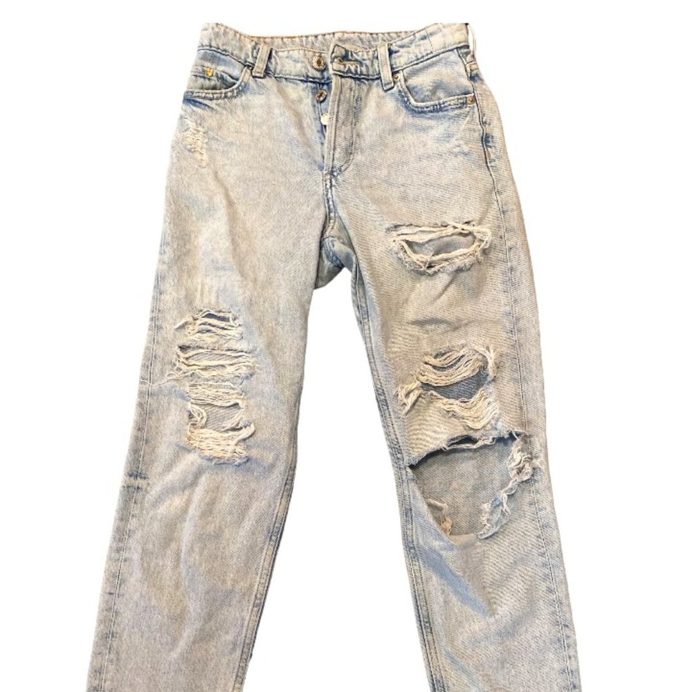 Pale Distressed H&M Jeans